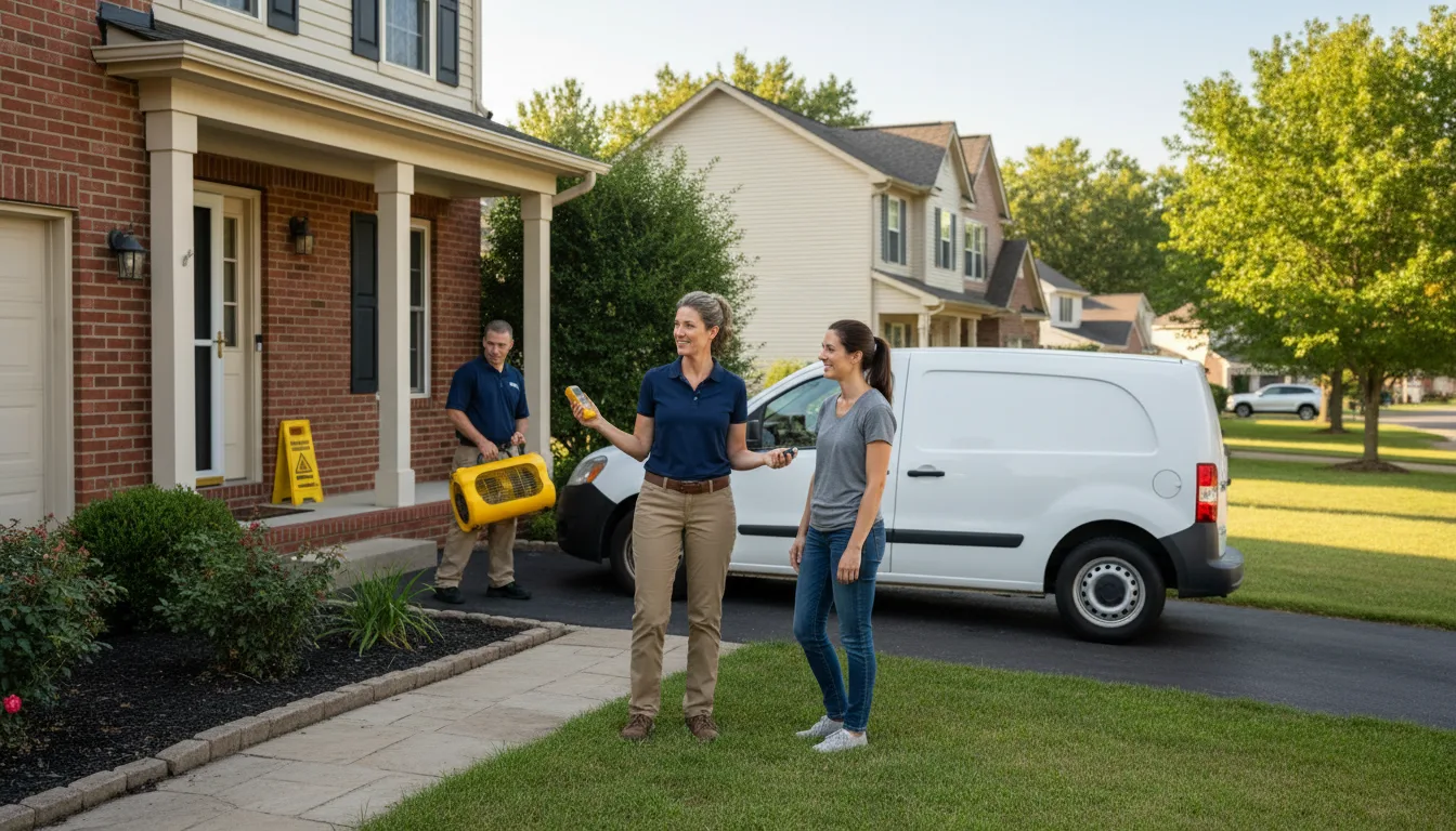 Water restoration image for Dehumidification And Cleanup Services in Upland, CA